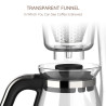 Macchina per caffè e tè 3 in 1 HIBREW: filtro, versamento, caraffa in vetro